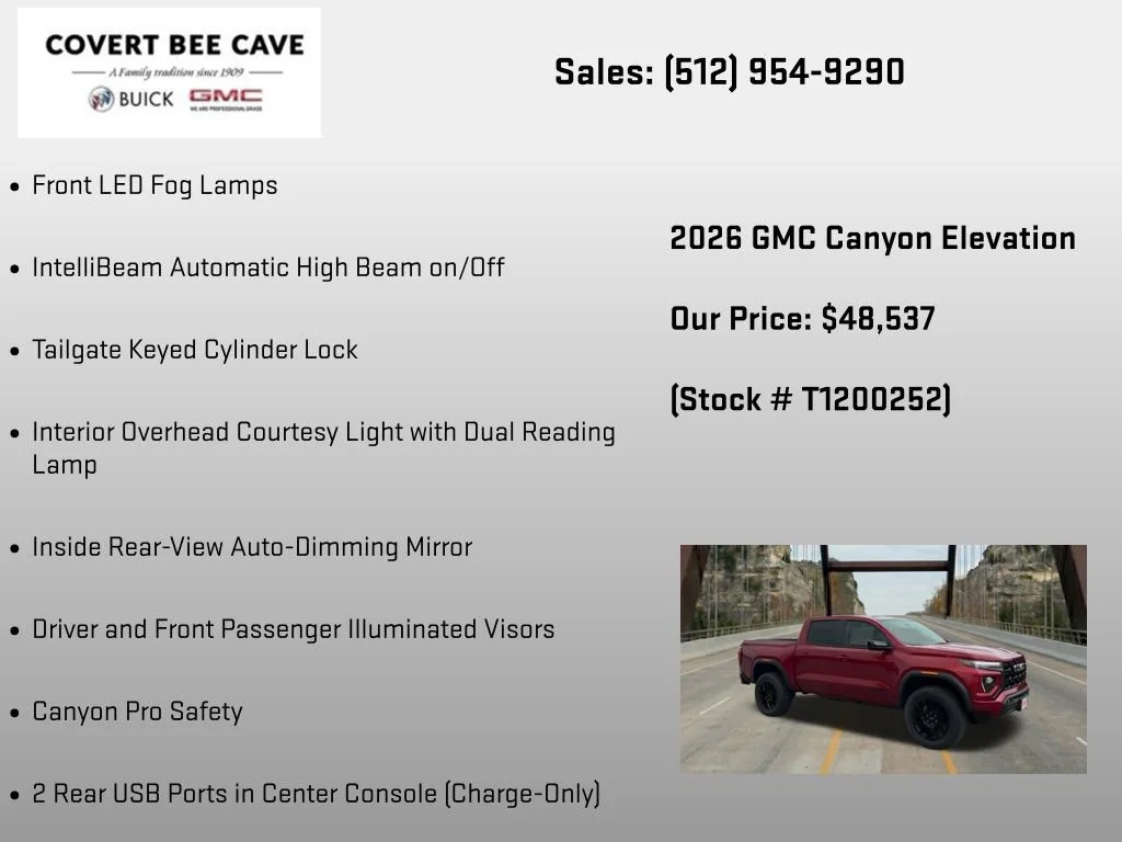 New 2026 Volcanic Red Tintcoat GMC Elevation image 36