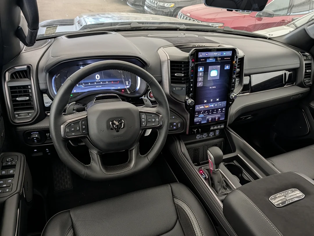 New 2026 Black RAM RHO - - 4x4 - Bilstein Shocks - Panoramic Sunroof - Leather Suede Seats & More! image 26