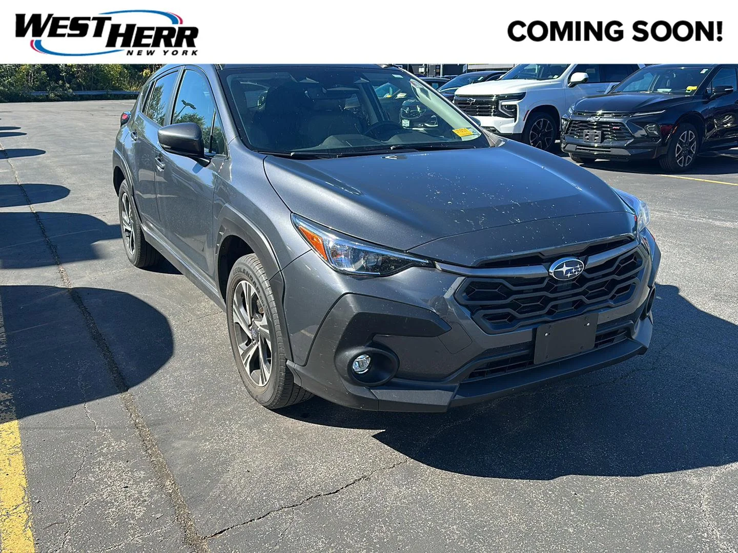 Used 2024 Magnetite Gray Metallic Subaru Premium image 1