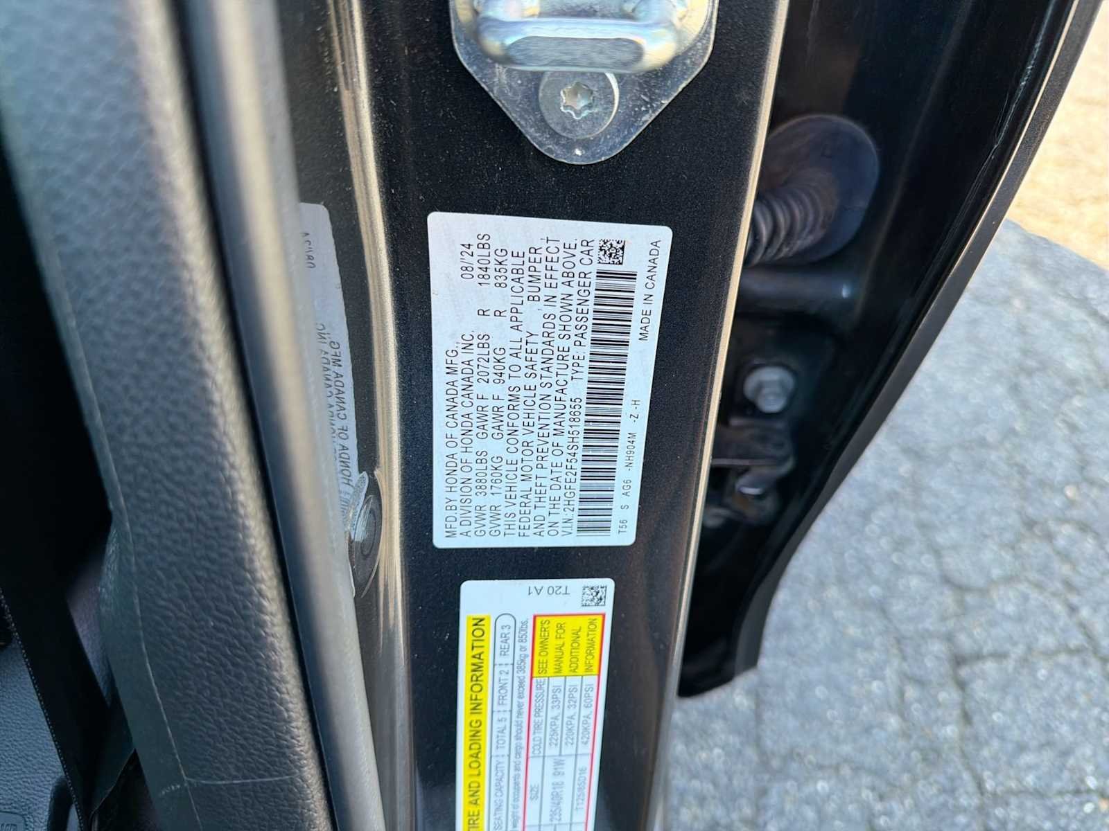 Certified Used 2025 Meteorite Gray Metallic Honda Sport image 33