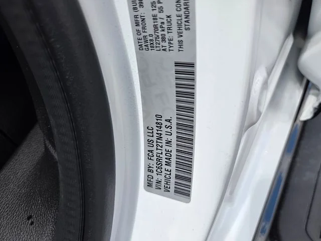 New 2026 Bright White Clear-Coat Exterior Paint RAM Rebel image 22