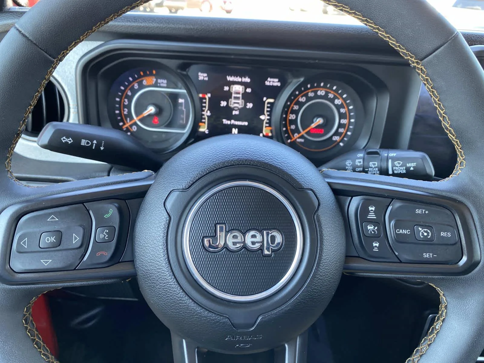 Used 2025 Firecracker Red Clearcoat Jeep Sport S image 17