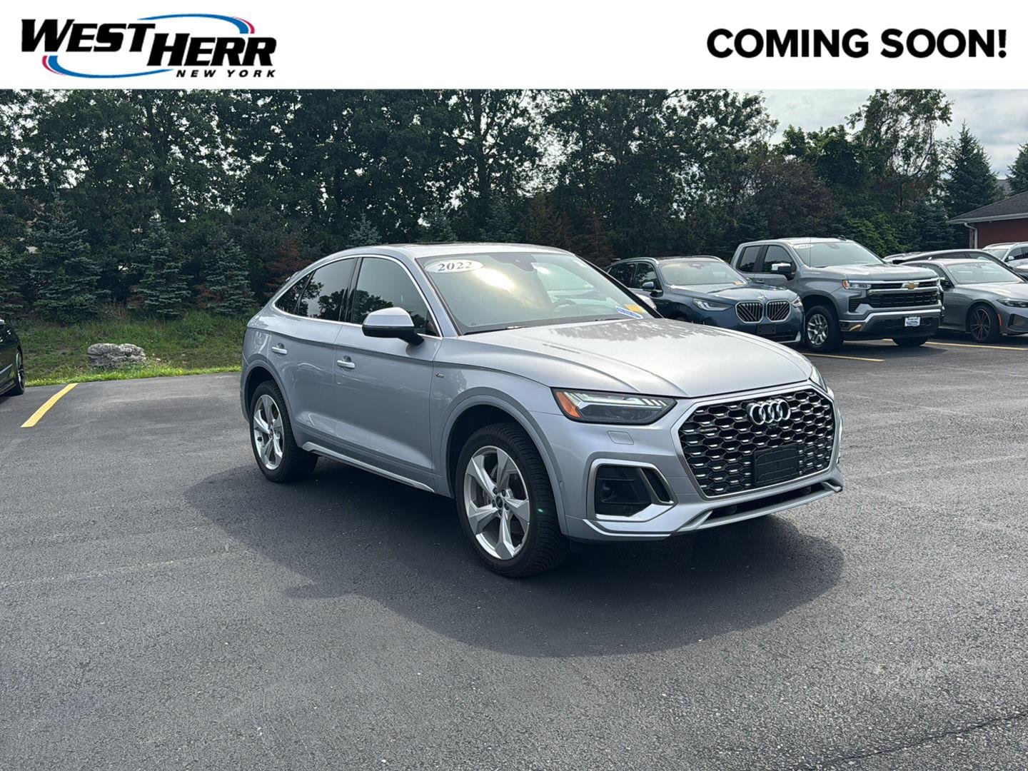 Used 2022 Florett Silver Metallic Audi S line Prestige image 1