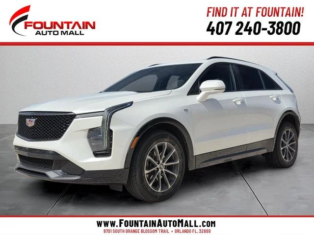 Used 2024 White Cadillac Sport image 1