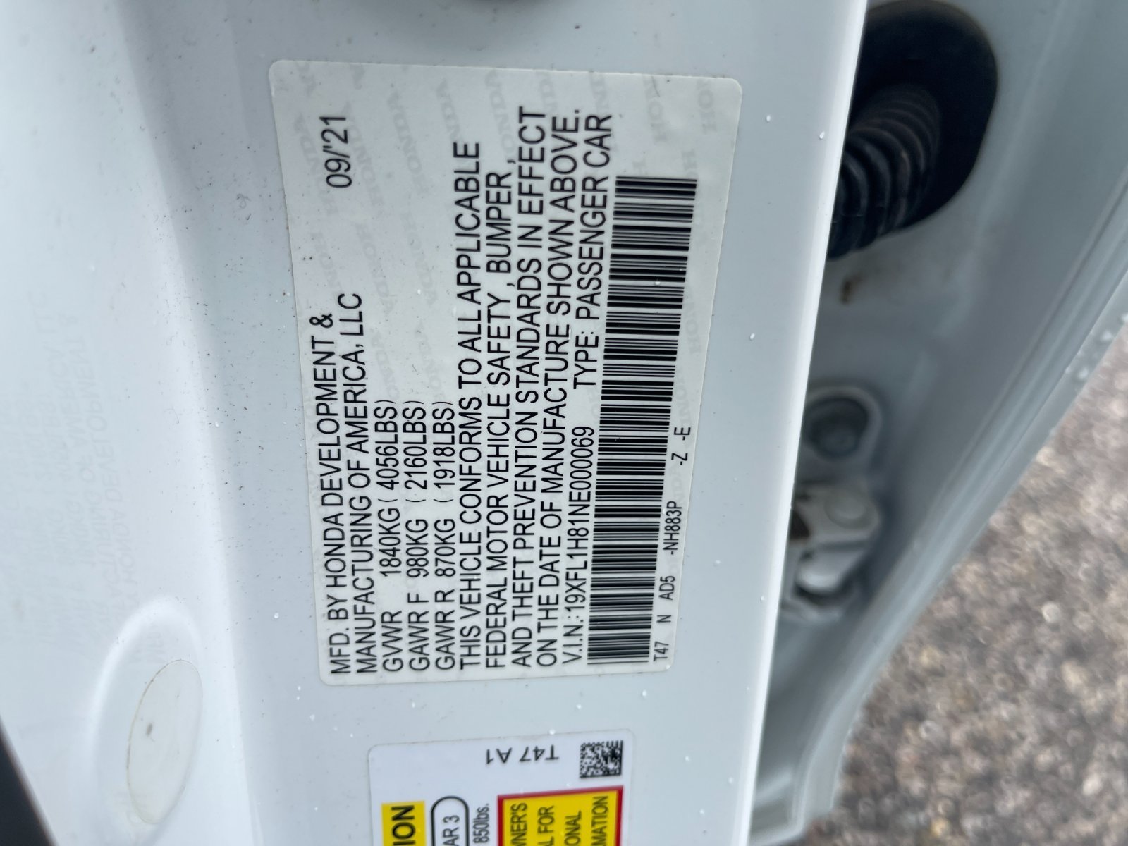 Used 2022 White Honda Sport Touring image 31