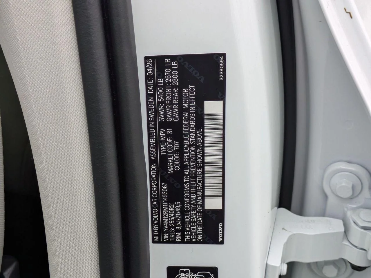 New 2026 Crystal White Volvo Ultra image 15