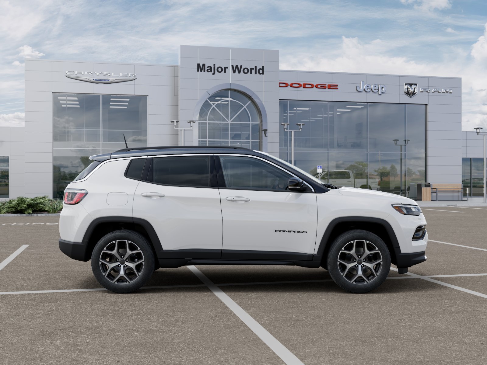 New 2026 Bright White Clear-Coat Exterior Paint Jeep Limited image 21