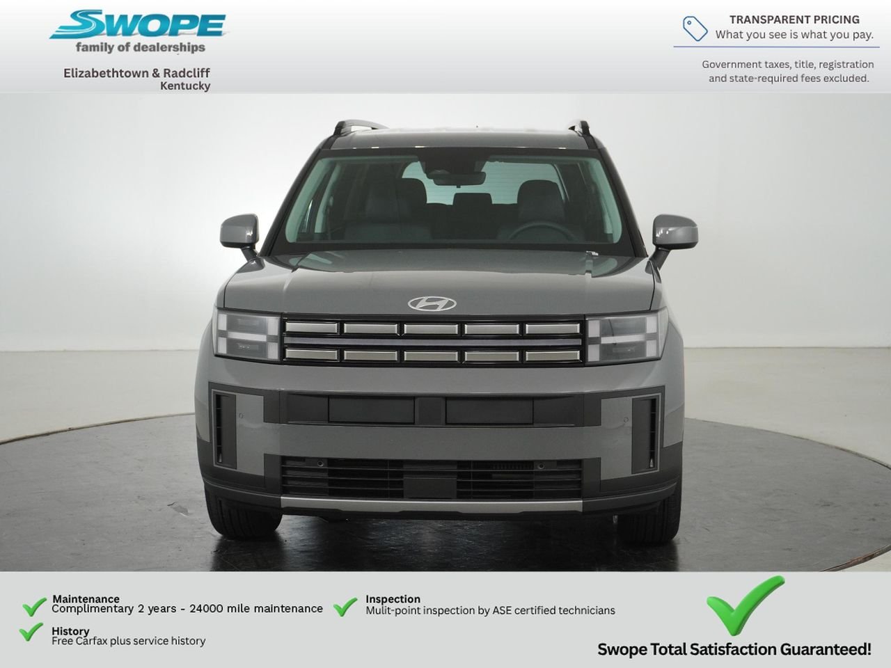 New 2027 Hampton Gray Hyundai SEL AWD image 8