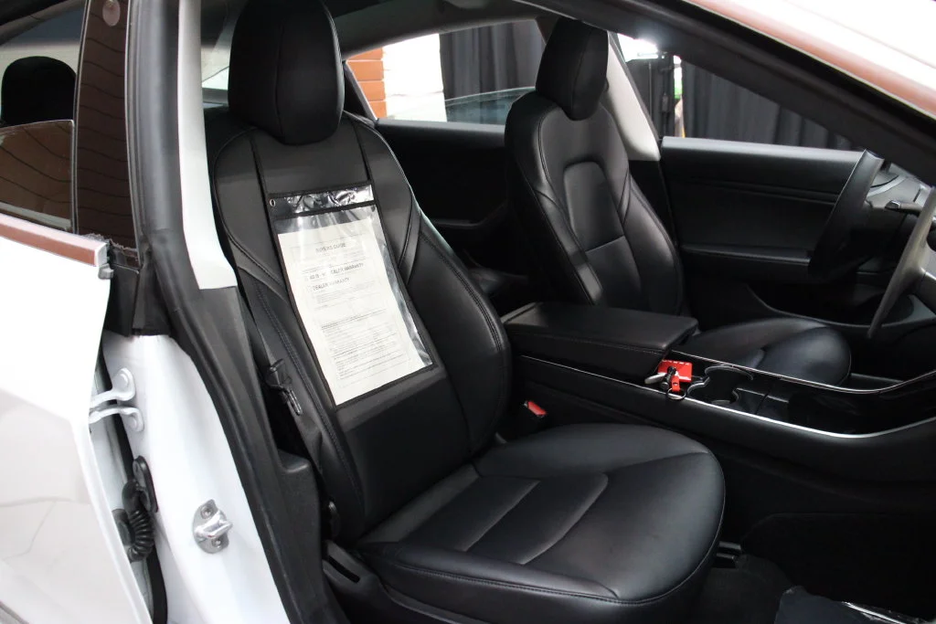 Used 2020 Pearl White Multi-Coat Tesla Long Range image 15