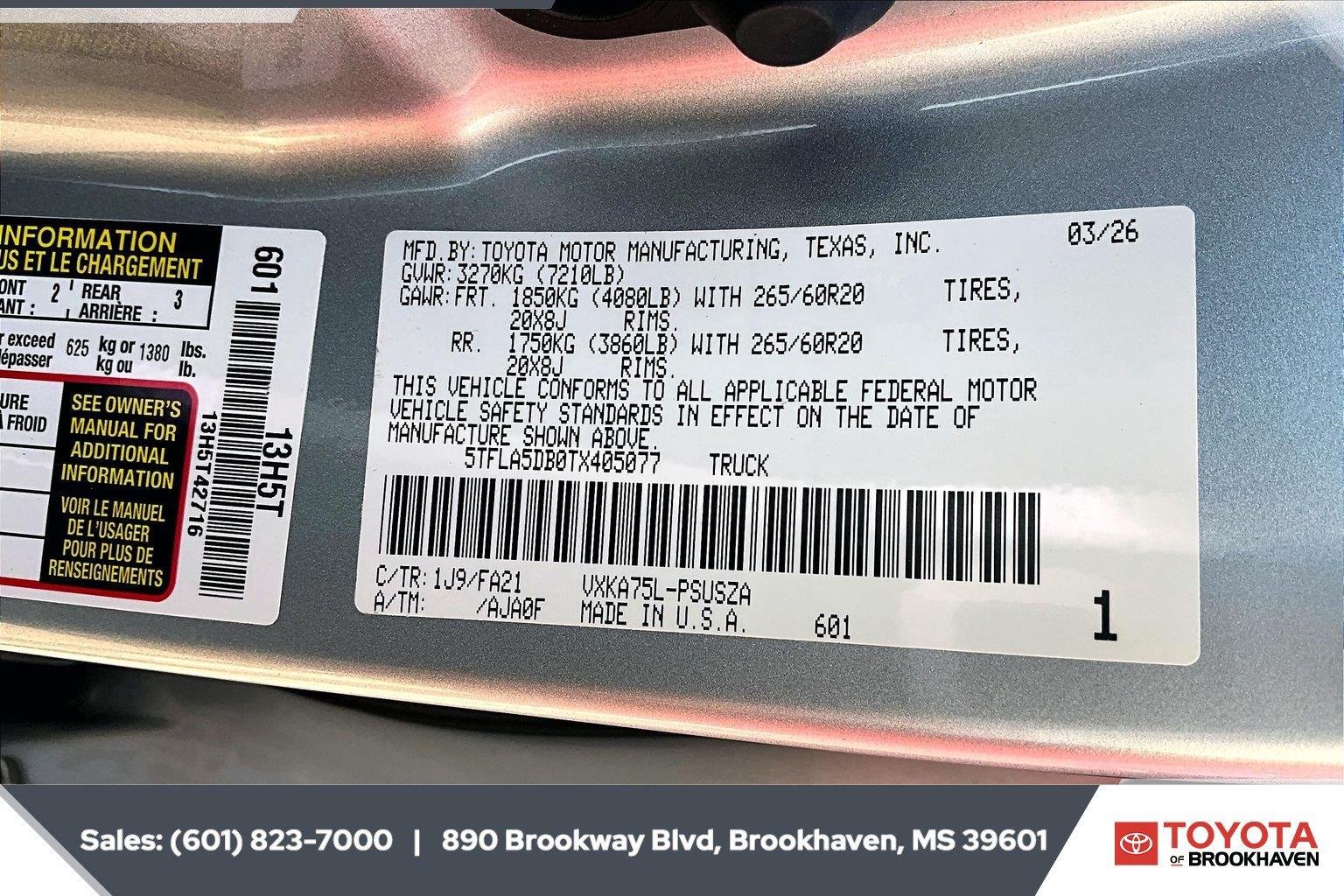 2026 Toyota Tundra SR5 - Photo 7