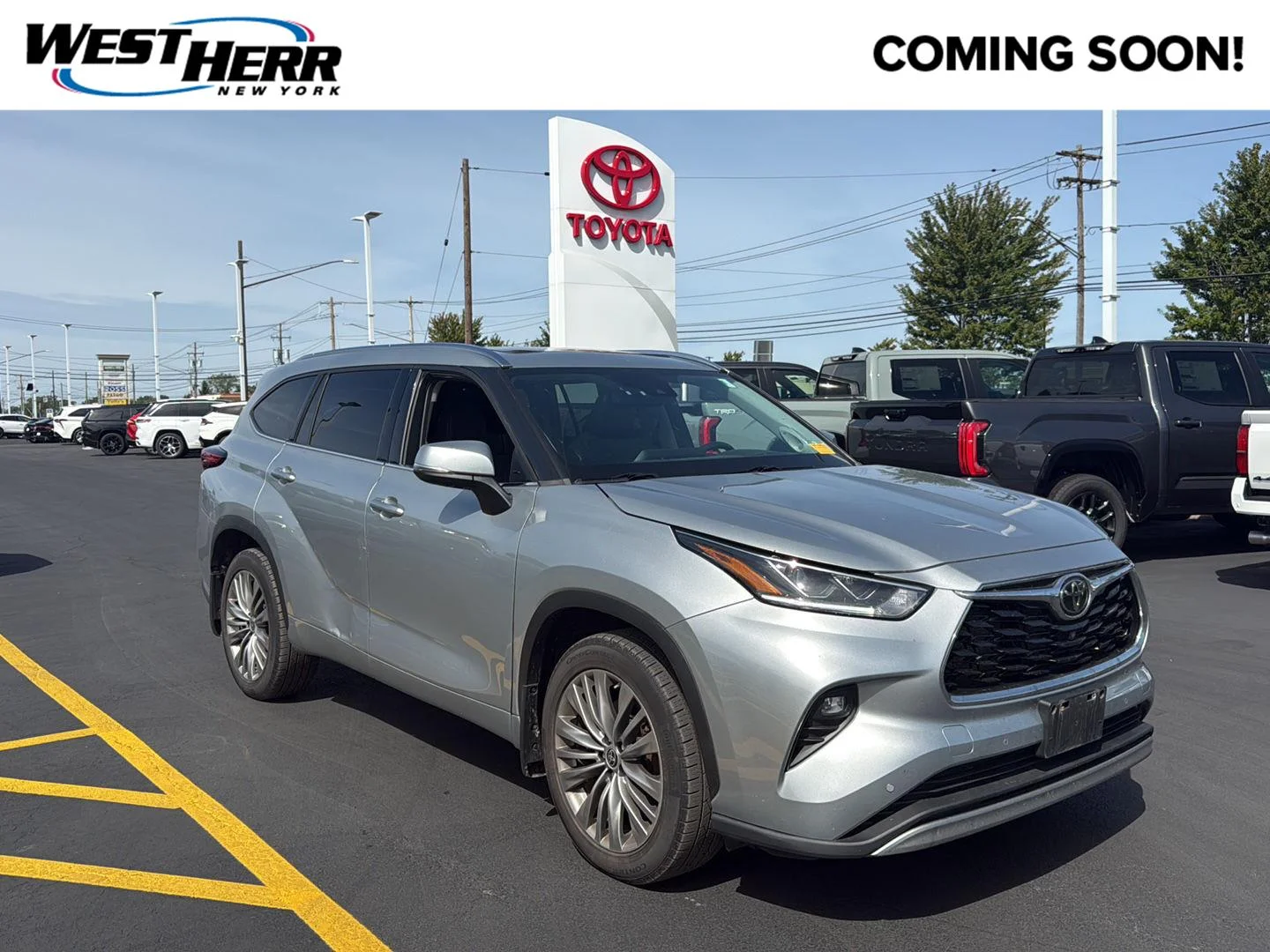 Used 2021 Celestial Silver Metallic Toyota Platinum image 1