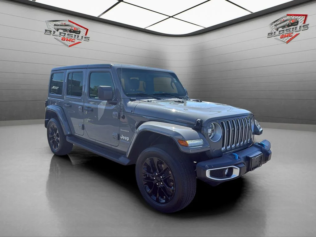 Used 2023 Gray Jeep Sahara 4xe image 7