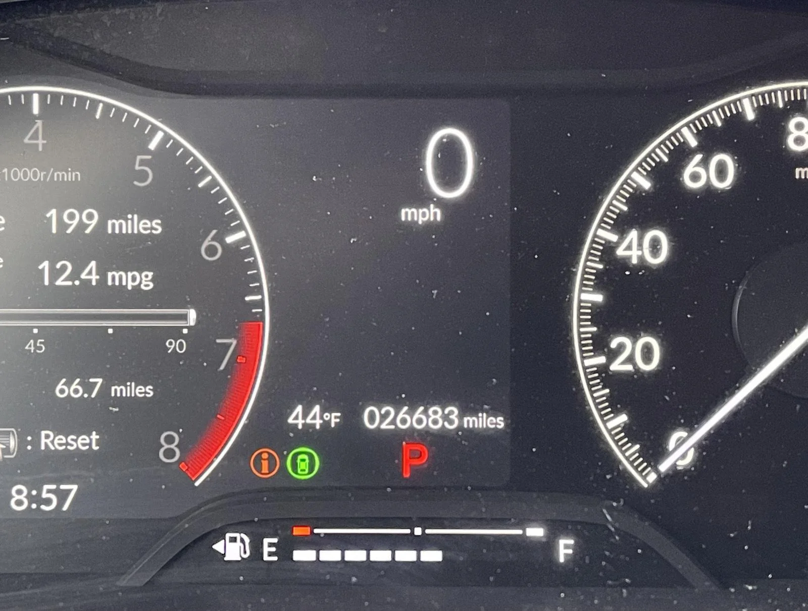 Used 2022 Meteorite Gray Metallic Honda LX image 8