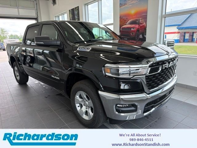 New 2026 Diamond Black Crystal Pearl-Coat Exterior Paint RAM Big Horn/Lone Star image 1