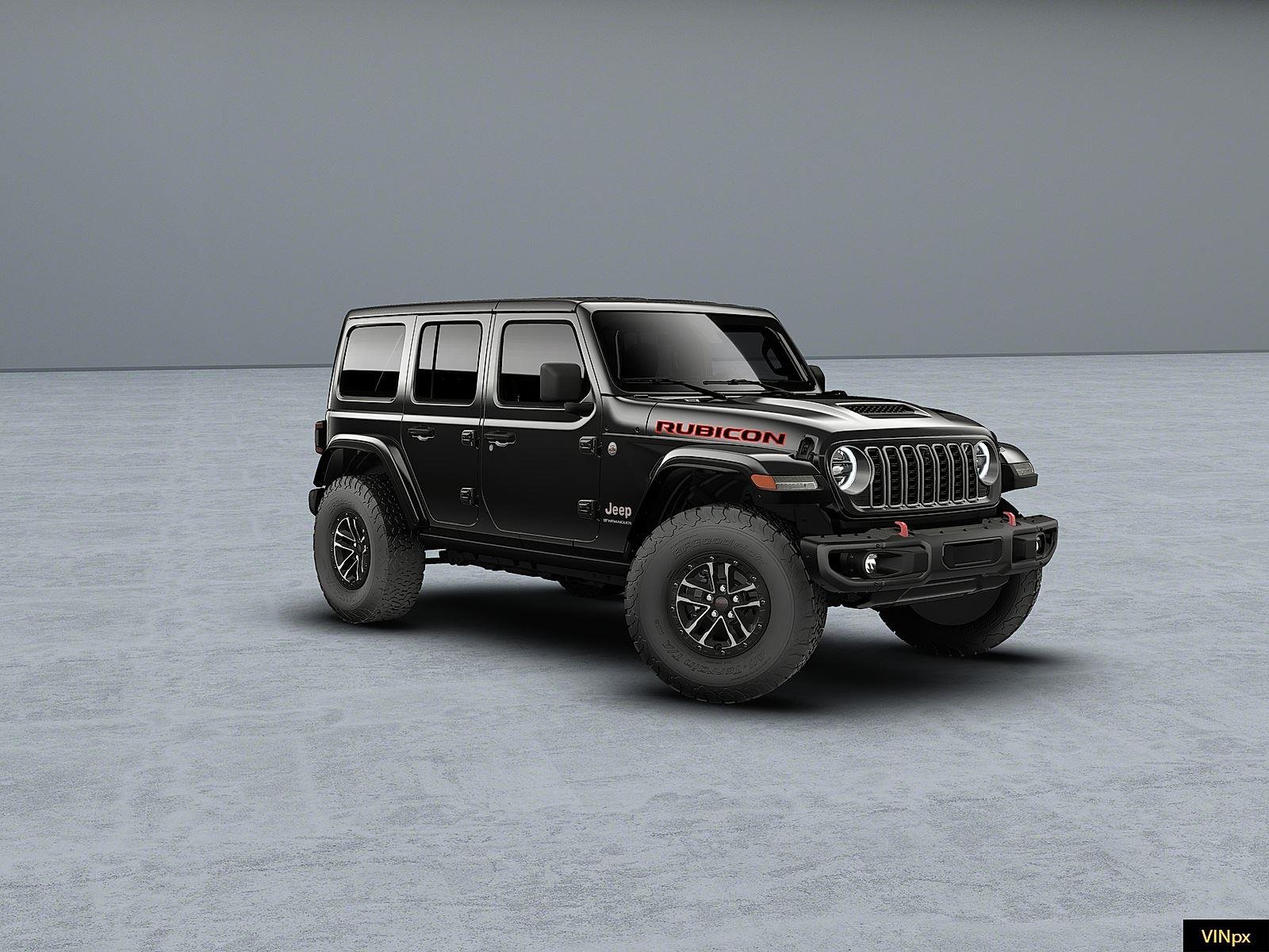 New 2026 Black Clear-Coat Exterior Paint Jeep Rubicon X image 11