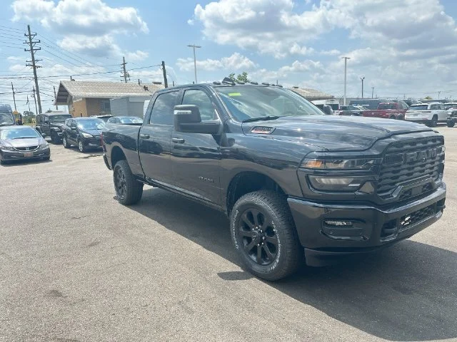 New 2026 Diamond Black Crystal Pearl-Coat Exterior Paint RAM Big Horn image 12