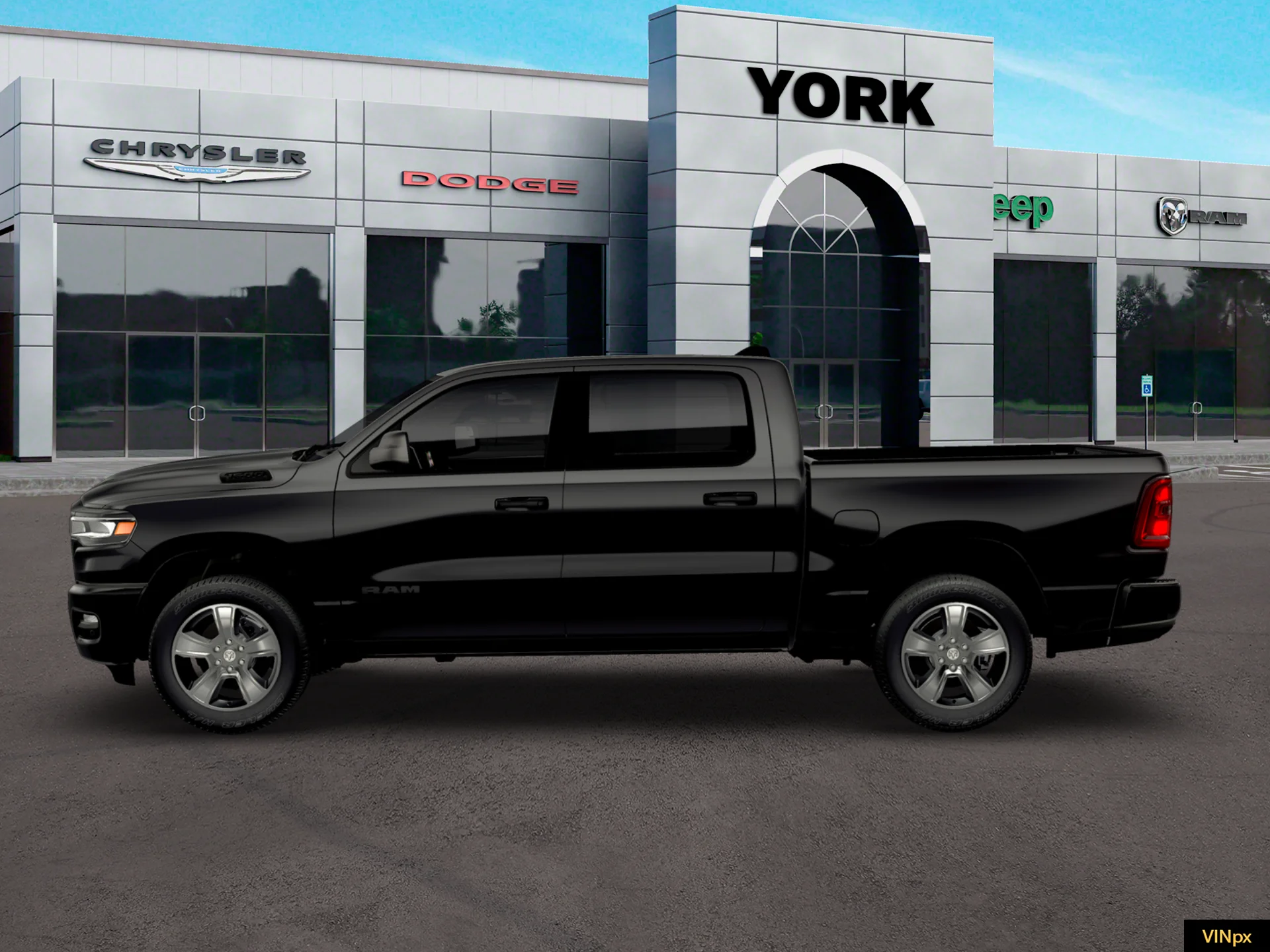 New 2026 Diamond Black Crystal Pearl-Coat Exterior Paint RAM Express image 15