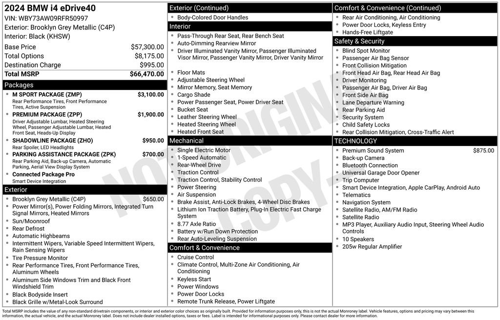Used 2024 Gray BMW eDrive40 image 7