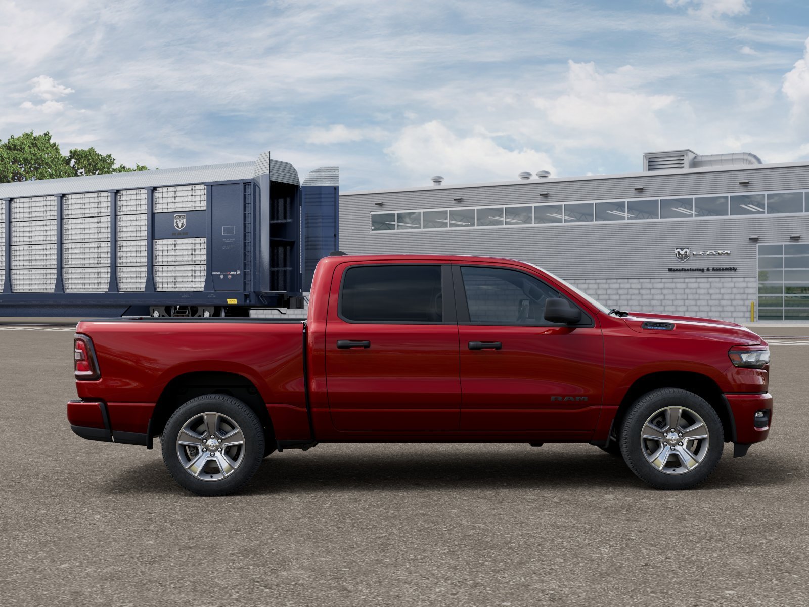 New 2026 Molten Red Pearl-Coat Exterior Paint RAM  image 12