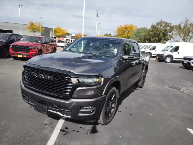 Used 2025 RAM Ram 1500 Pickup Laramie with VIN 1C6SRFJP1SN729487 for sale in Brooklyn Park, Minnesota