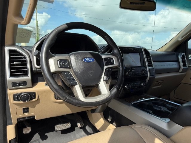 Used 2019 White Ford Lariat Crew Cab Long Bed DRW 4WD image 16