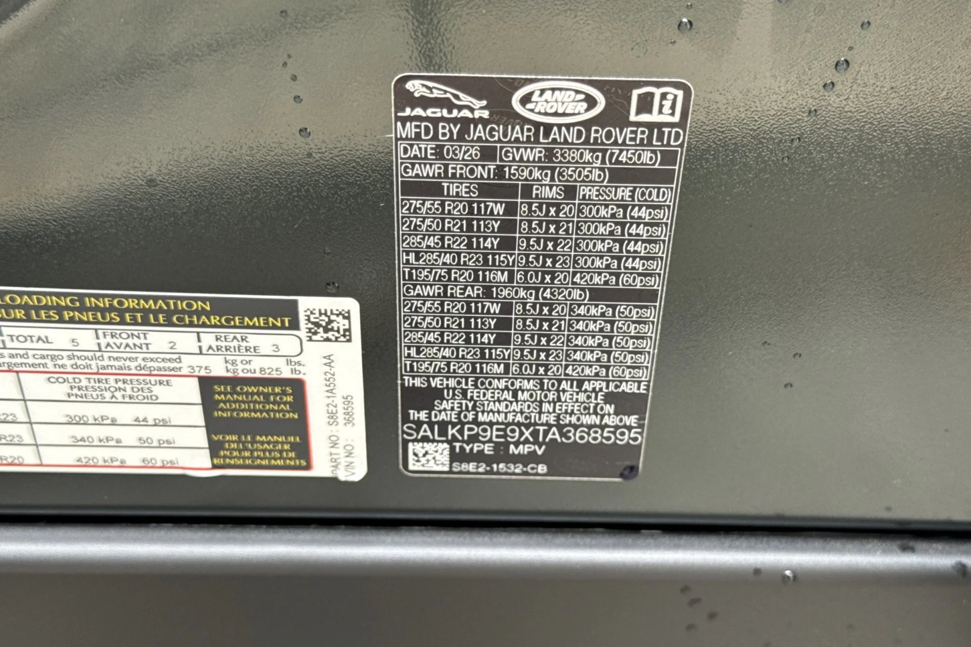 New 2026 Belgravia Green Land Rover SE image 29