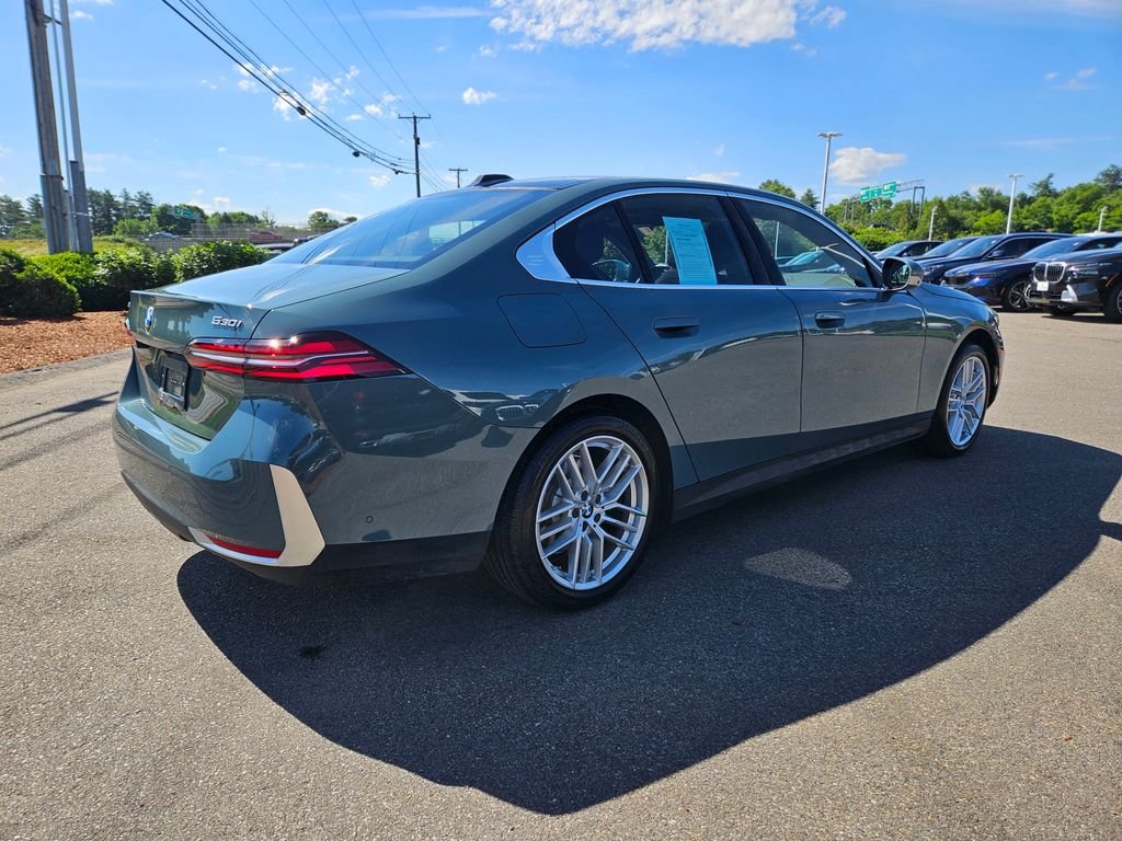 Certified Used 2025 Green BMW 530i xDrive image 7