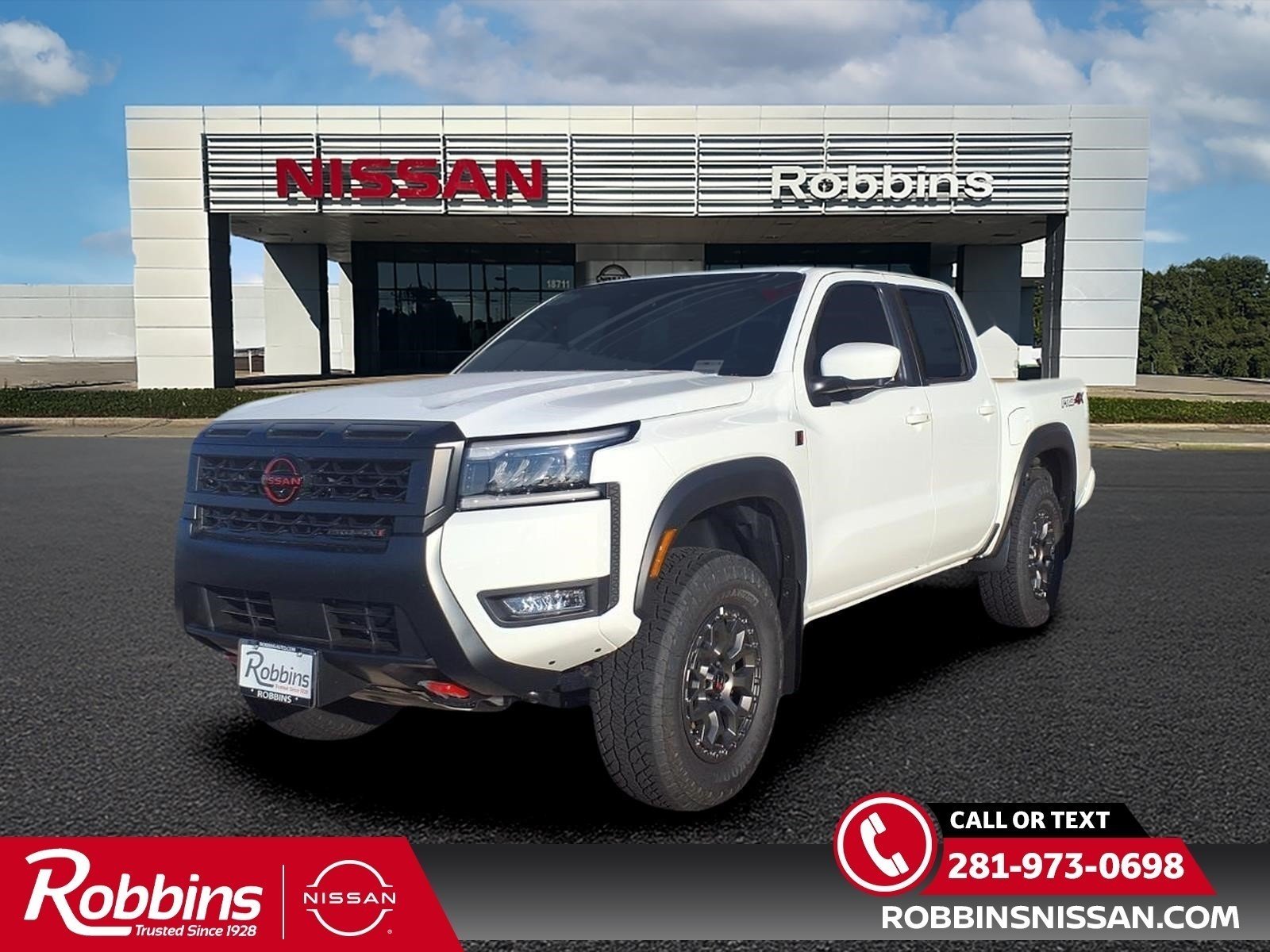 2026 Nissan Frontier Crew Cab PRO-4X® R by Roush® White at Robbins Nissan