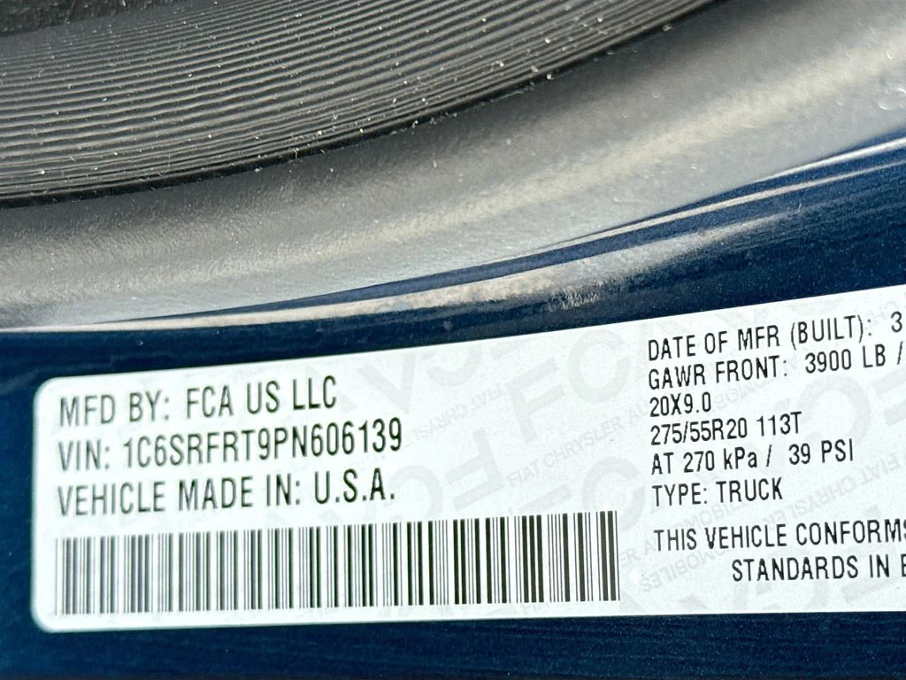 Certified Used 2023 Patriot Blue Pearlcoat Ram Laramie image 34