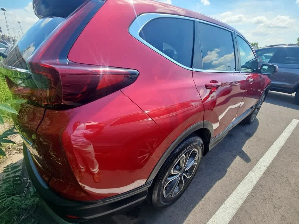 Certified Used 2021 Radiant Red Metallic Honda EX-L image 4