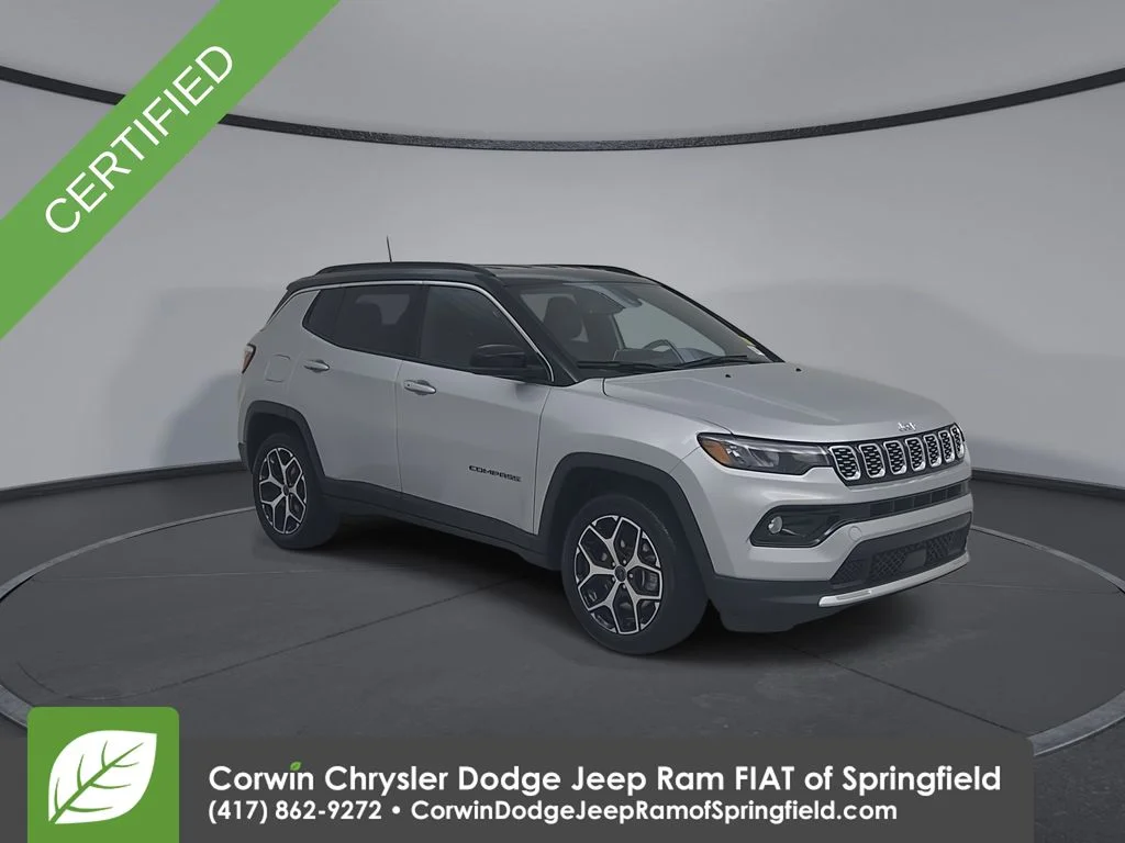Certified Used 2025 Silver Jeep Limited image 3