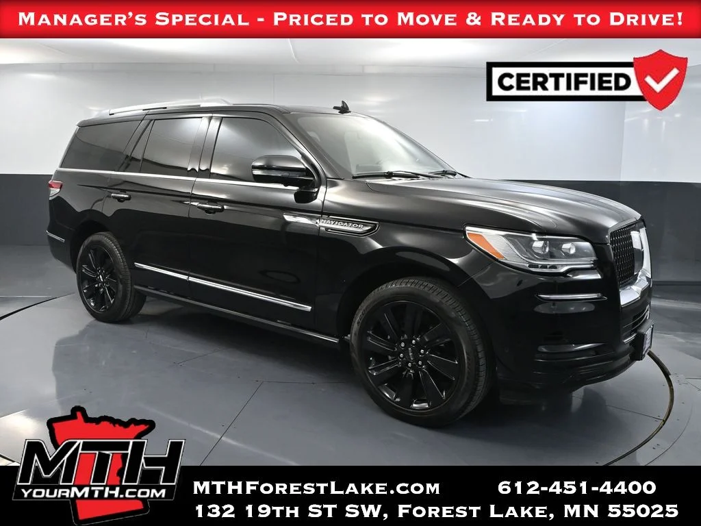 Certified Used 2024 Black Lincoln Reserve image 1