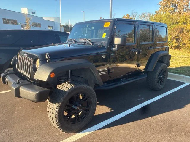 Used 2015 Black Jeep Unlimited Sport image 3