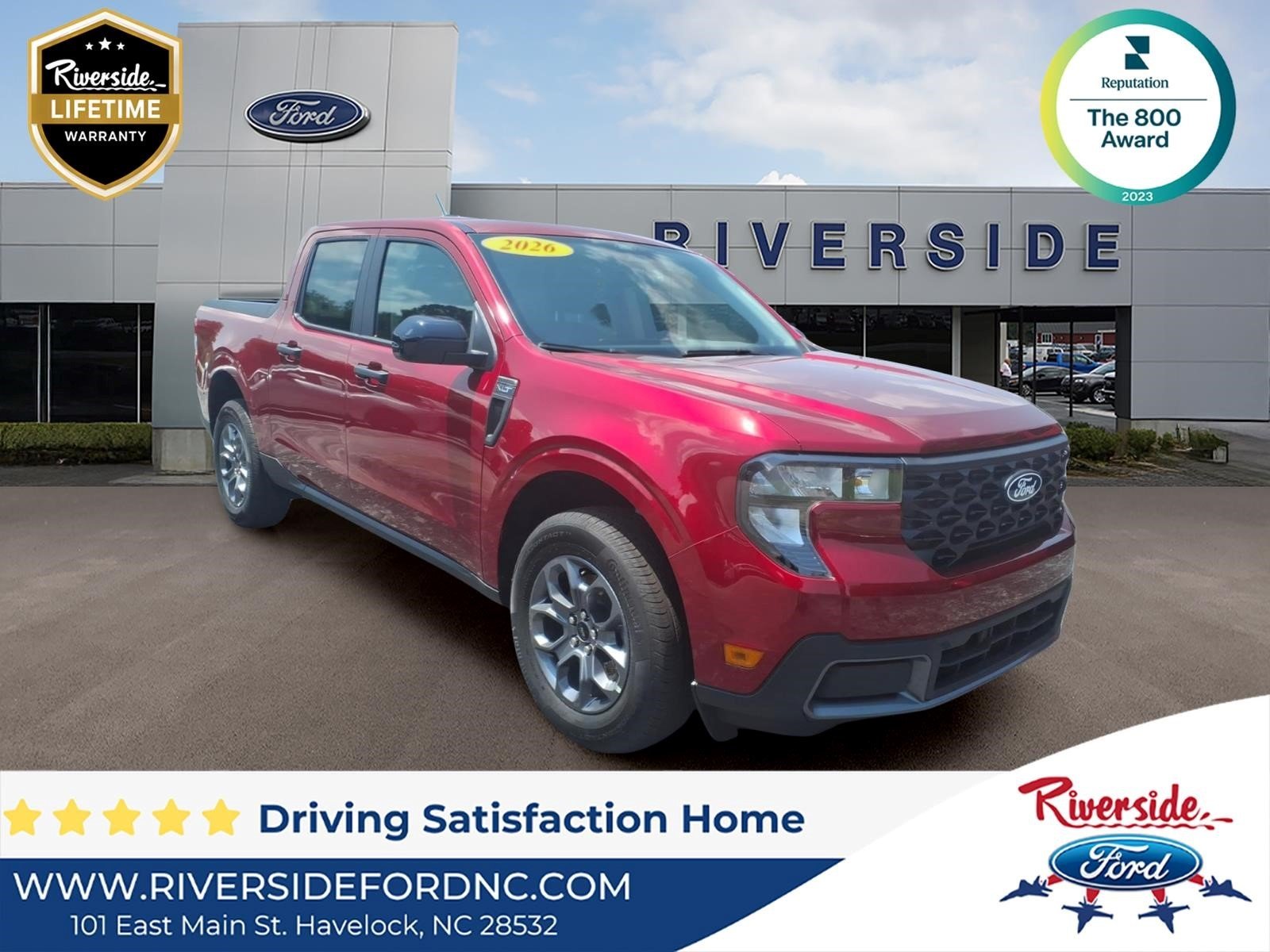 New 2026 Ruby Red Metallic Tinted Clearcoat Ford XLT image 1