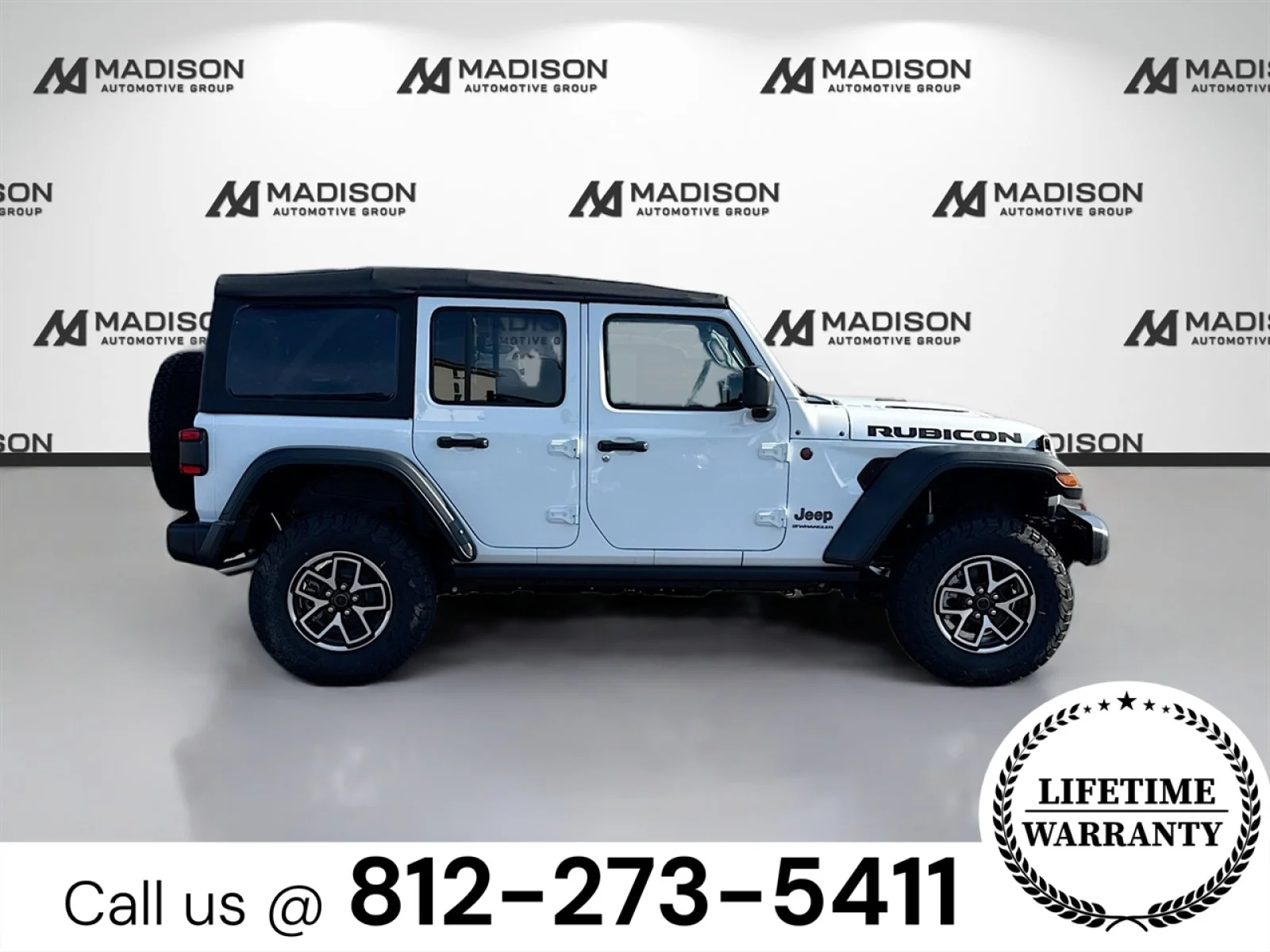 New 2026 Bright White Clearcoat Jeep Rubicon image 4