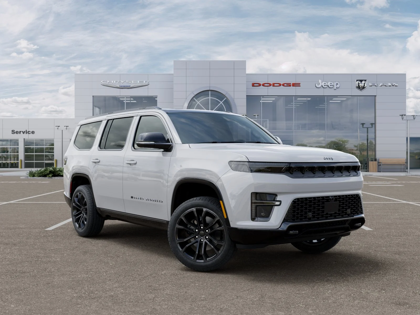 New 2026 Bright White Clear-Coat Exterior Paint Jeep Summit Obsidian image 40