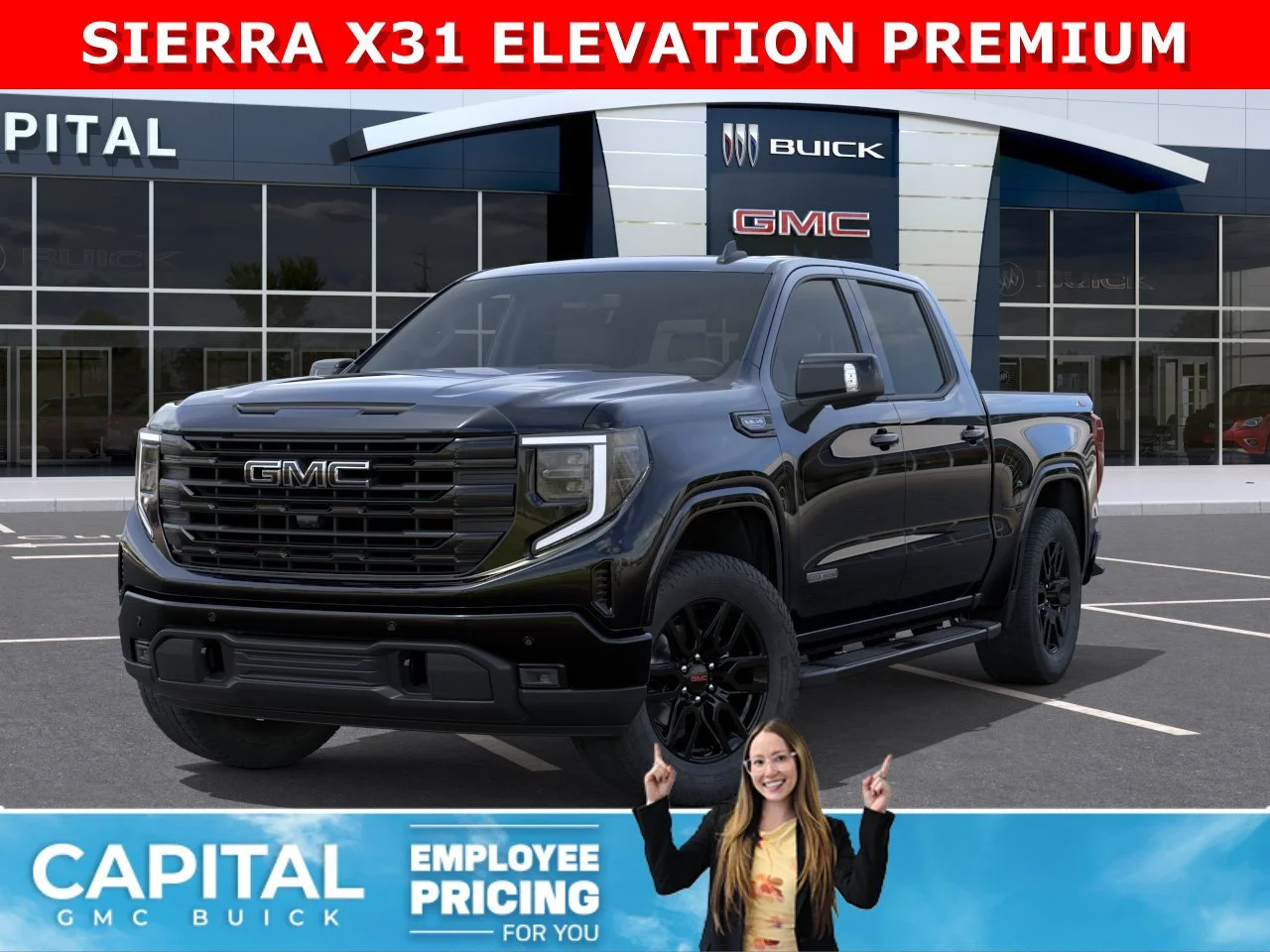 New 2026 ONYX BLACK GMC Elevation image 1