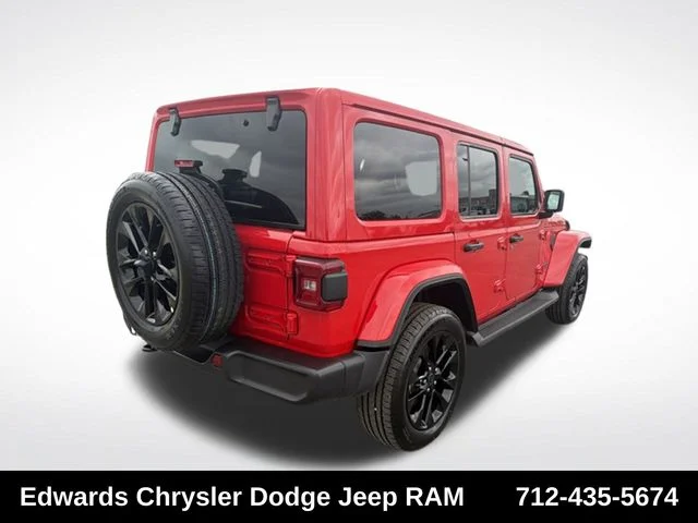 Used 2025 Red Jeep Sahara 4xe image 7