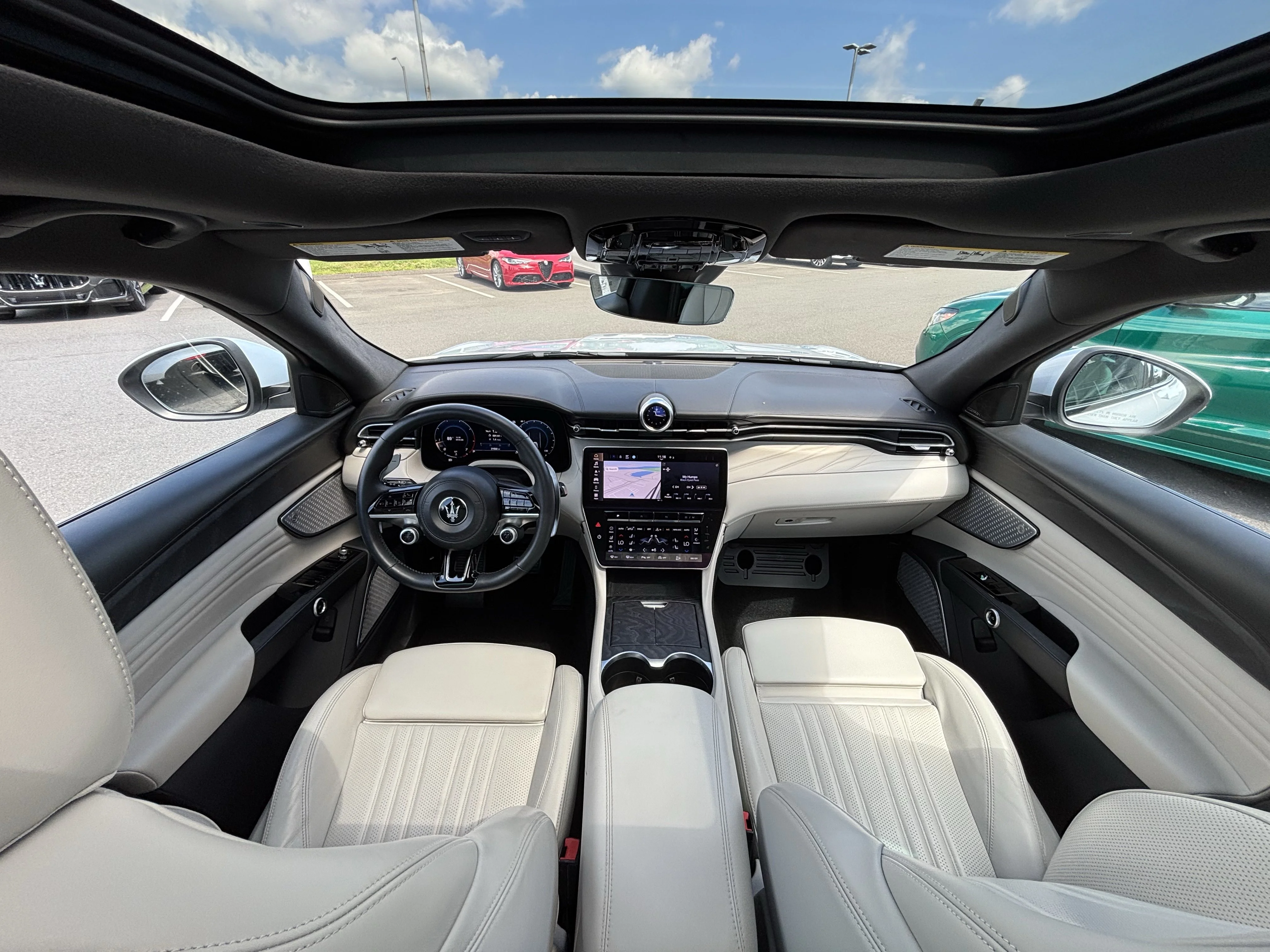 Certified Used 2023 Bianco Astro Metallic Maserati Modena image 2