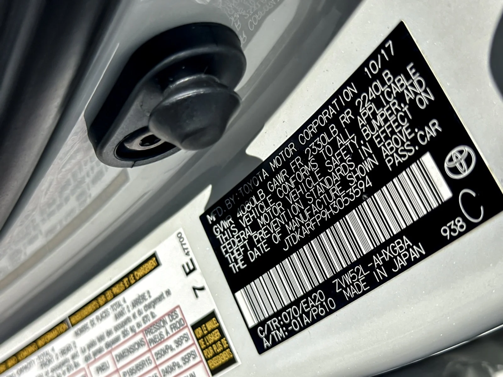 Used 2017 TOYOTA Toyota Advanced image 28