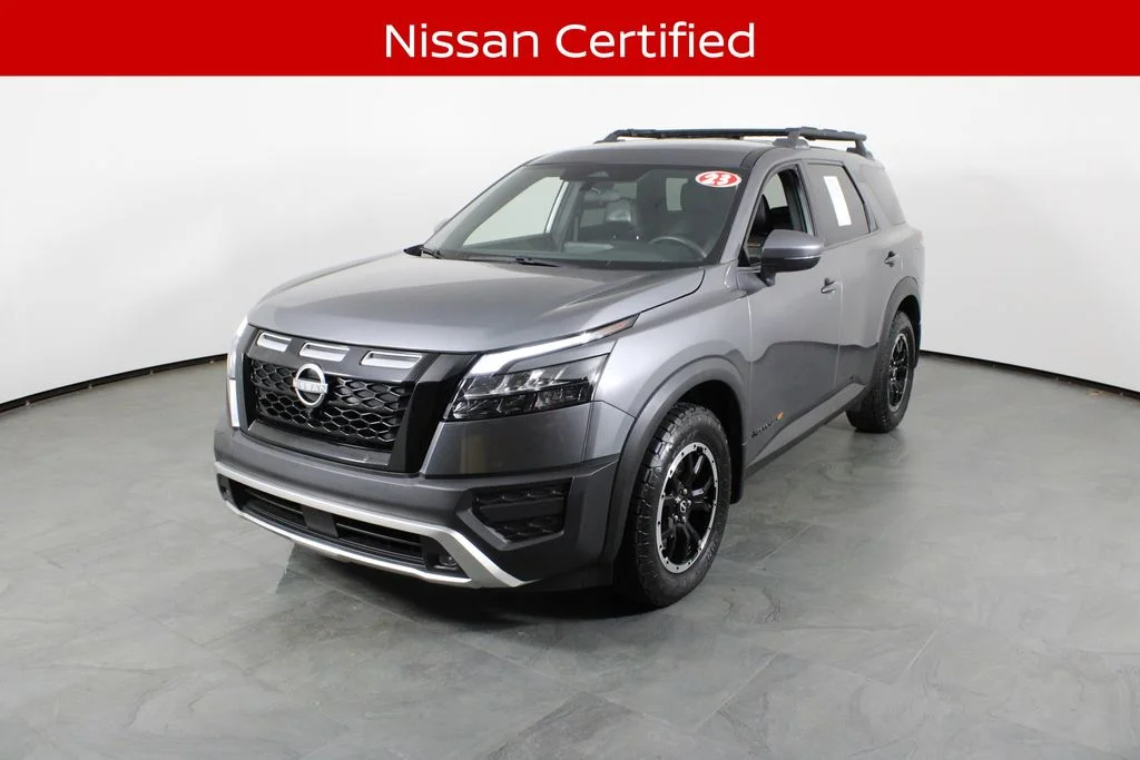 Certified Used 2023 Gray Nissan Rock Creek image 2