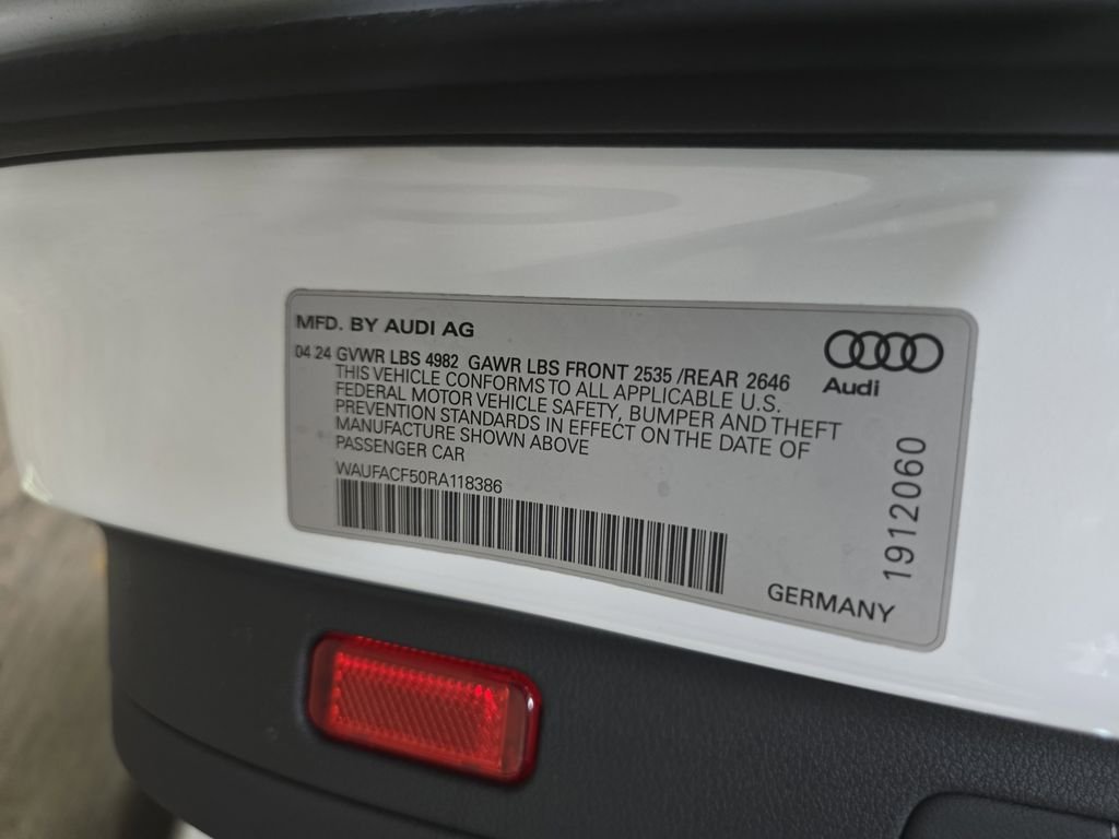 Used 2024 White Audi 45 S line Premium Plus image 34