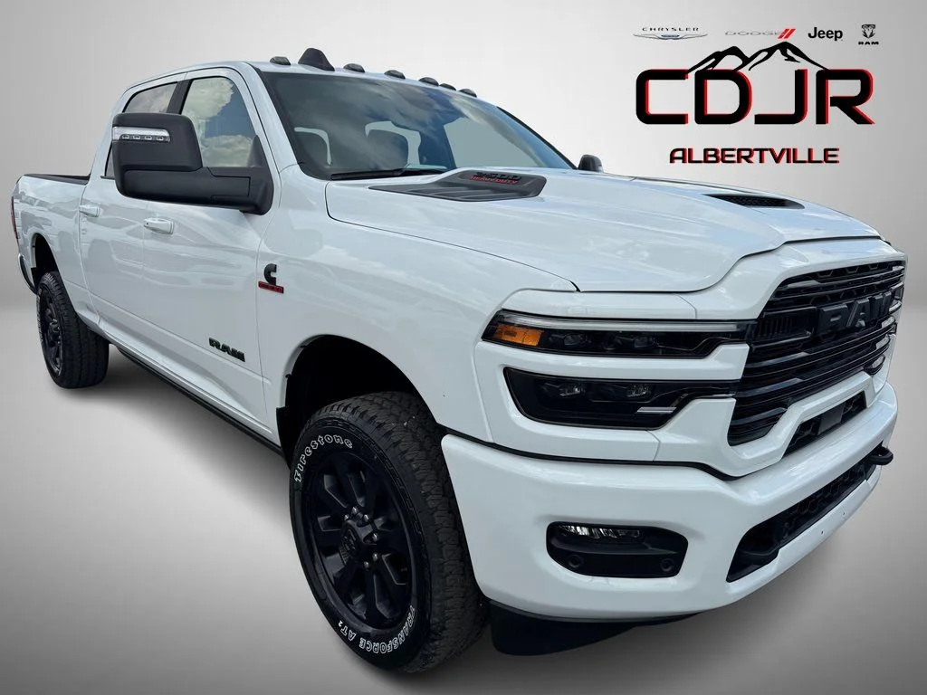 New 2026 Bright White Clear-Coat Exterior Paint RAM Laramie image 1