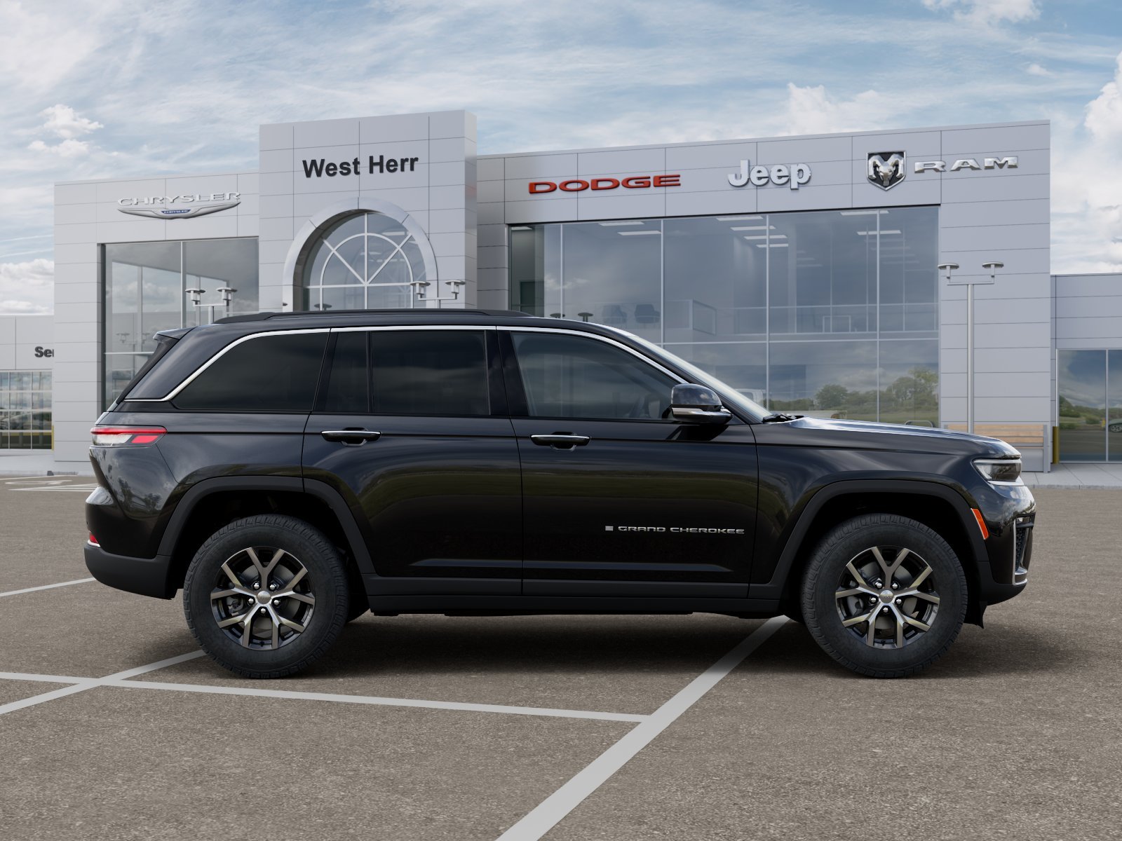 New 2026 Diamond Black Crystal Pearlcoat Jeep Limited image 34
