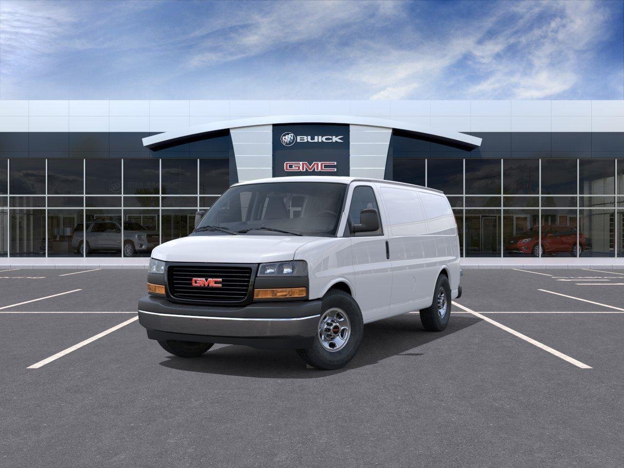 New 2026 Summit White GMC Work Van image 8