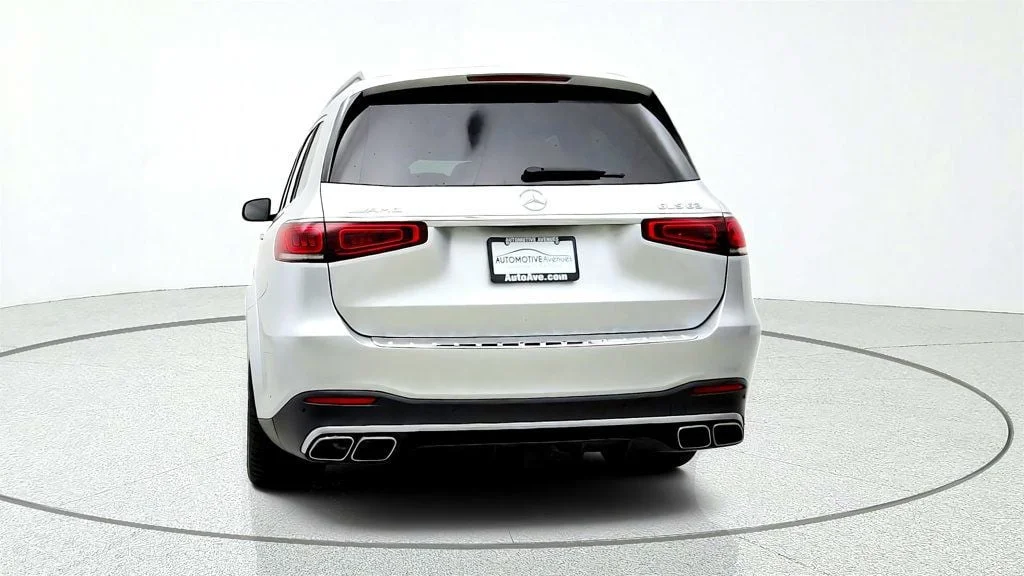Used 2021 Iridium Silver Metallic Mercedes-Benz AMG® GLS 63 4MATIC+ SUV w/ Carbon Fiber Trim & Captain