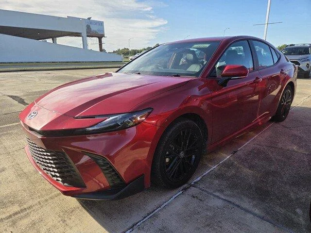 Certified Used 2026 Supersonic Red Toyota SE image 1