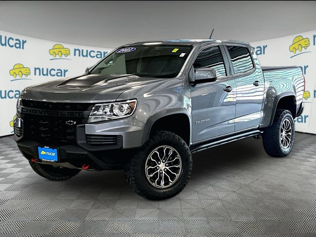 Used 2021 SATIN STEEL METALLIC Chevrolet 4WD ZR2 image 3