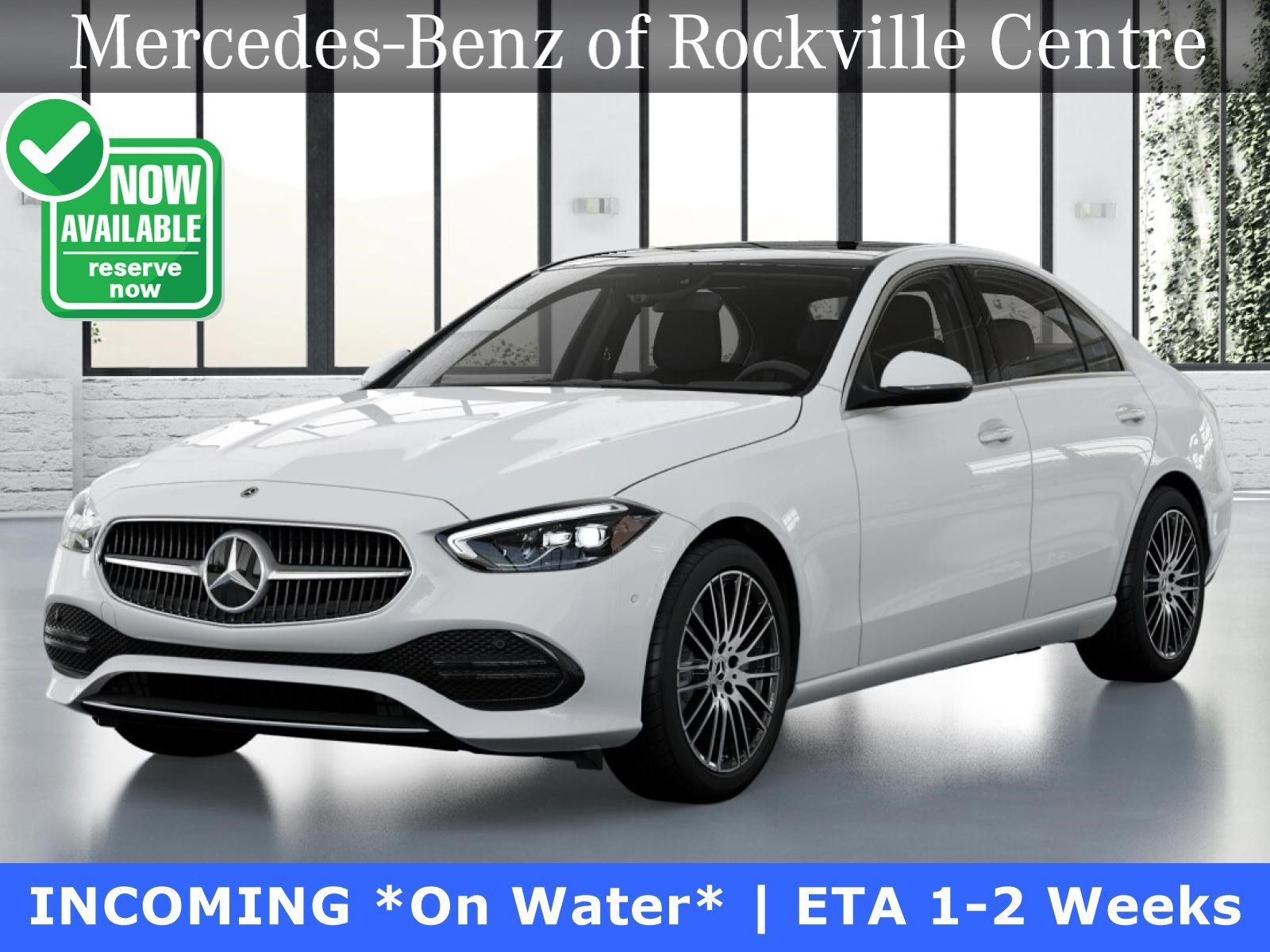 New 2026 Polar White Mercedes-Benz C 300 image 1