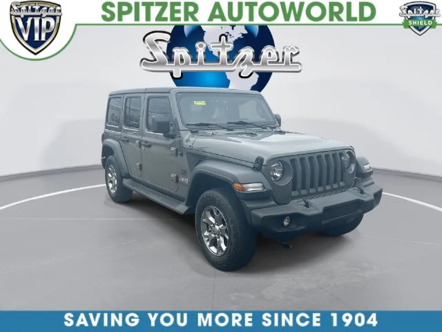 Used 2020 Gray Jeep Unlimited Sport image 2